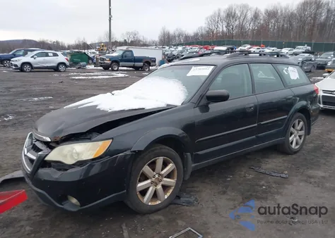 2008 Subaru Outback 2.5I/2.5I L.l. Bean Edition from USA, damaged, VIN 4S4BP61C287335310